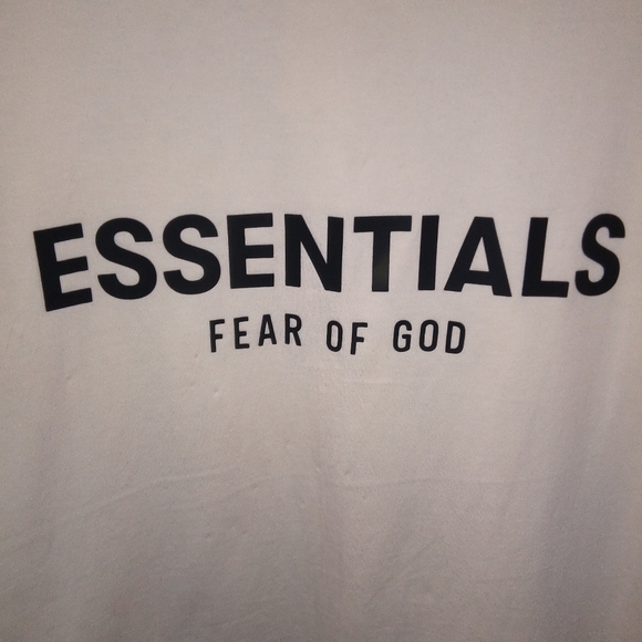 Fear of God Essentials Mens Polo Cream - Picture 4 of 4